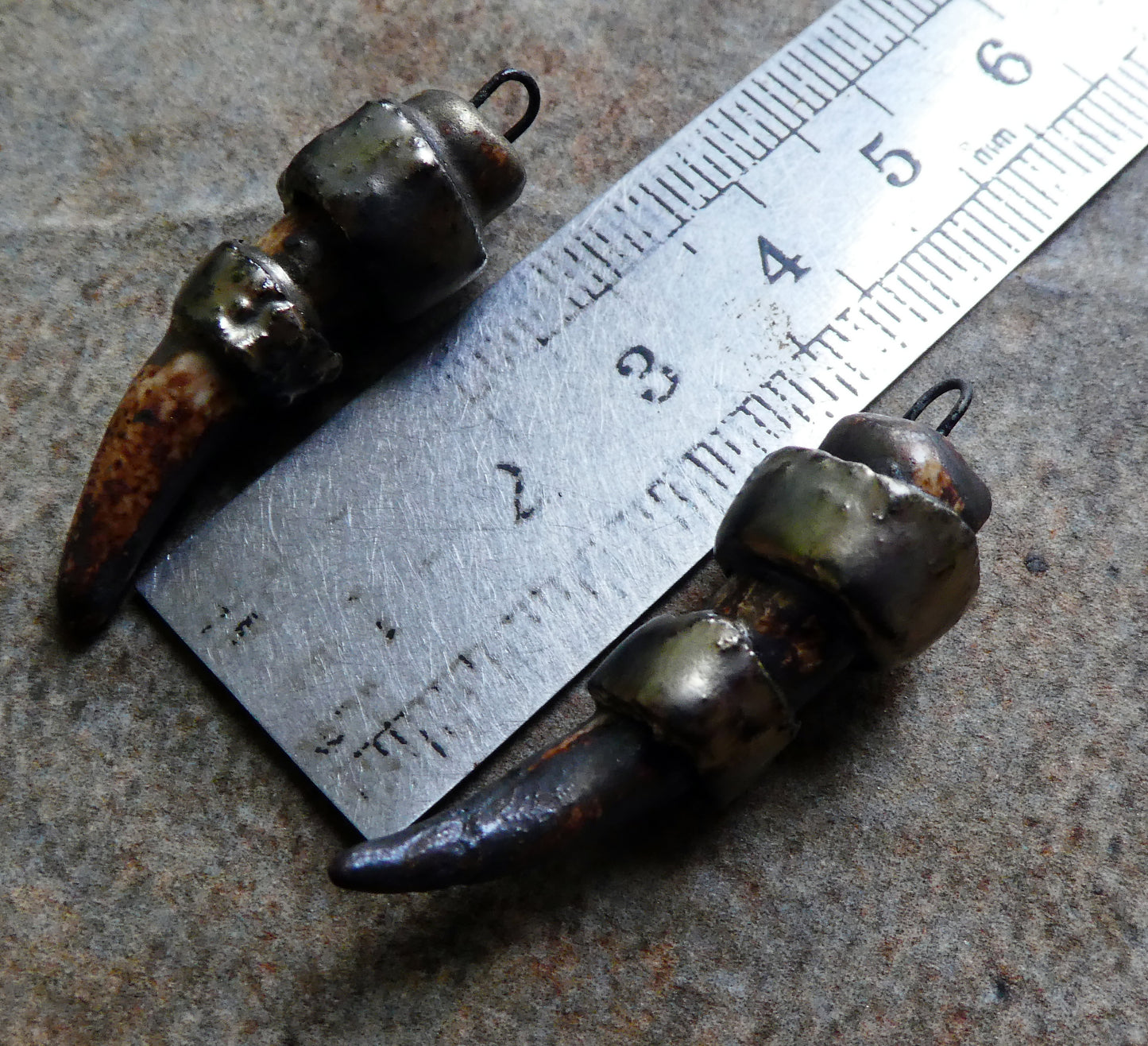 Banded Horn Charms