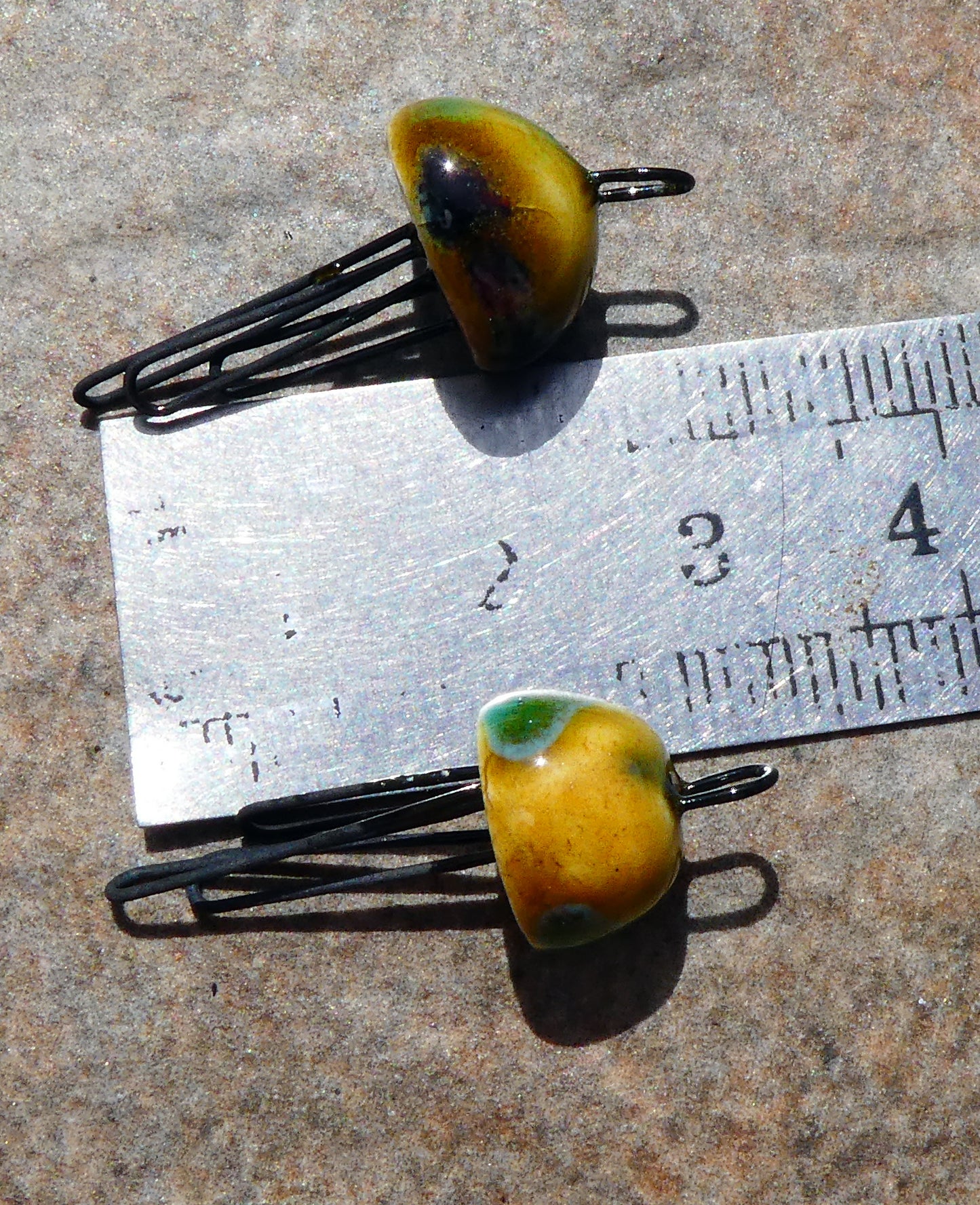 Ceramic Jellyfish Earring Connectors - Billabong