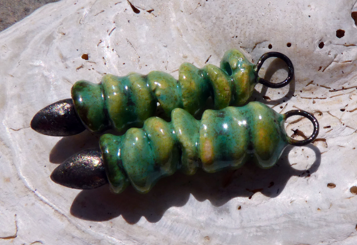 Ceramic Catkin Charms - Supernova