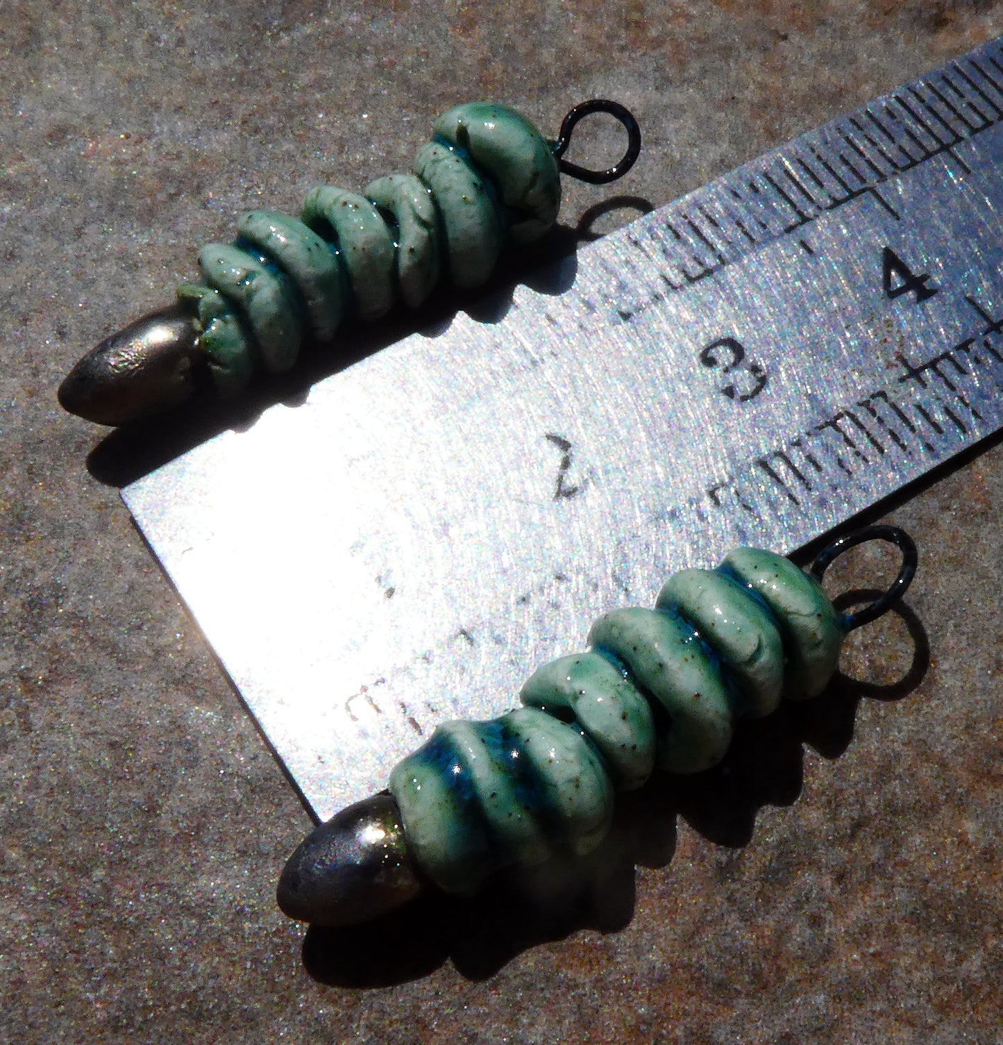 Ceramic Catkin Charms - Rockpool