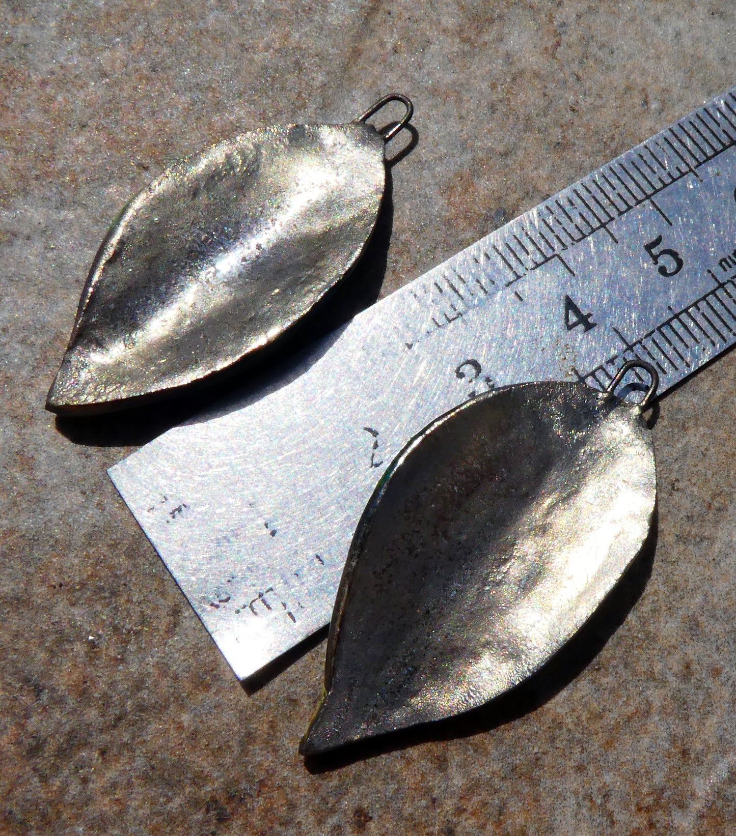 Ceramic Super Slim Spring Leaf Earring Charms #20