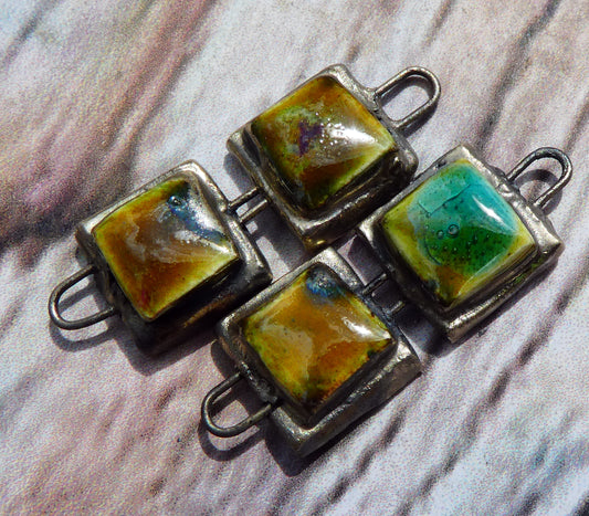 Ceramic Double Square Moulded Connectors -Billabong