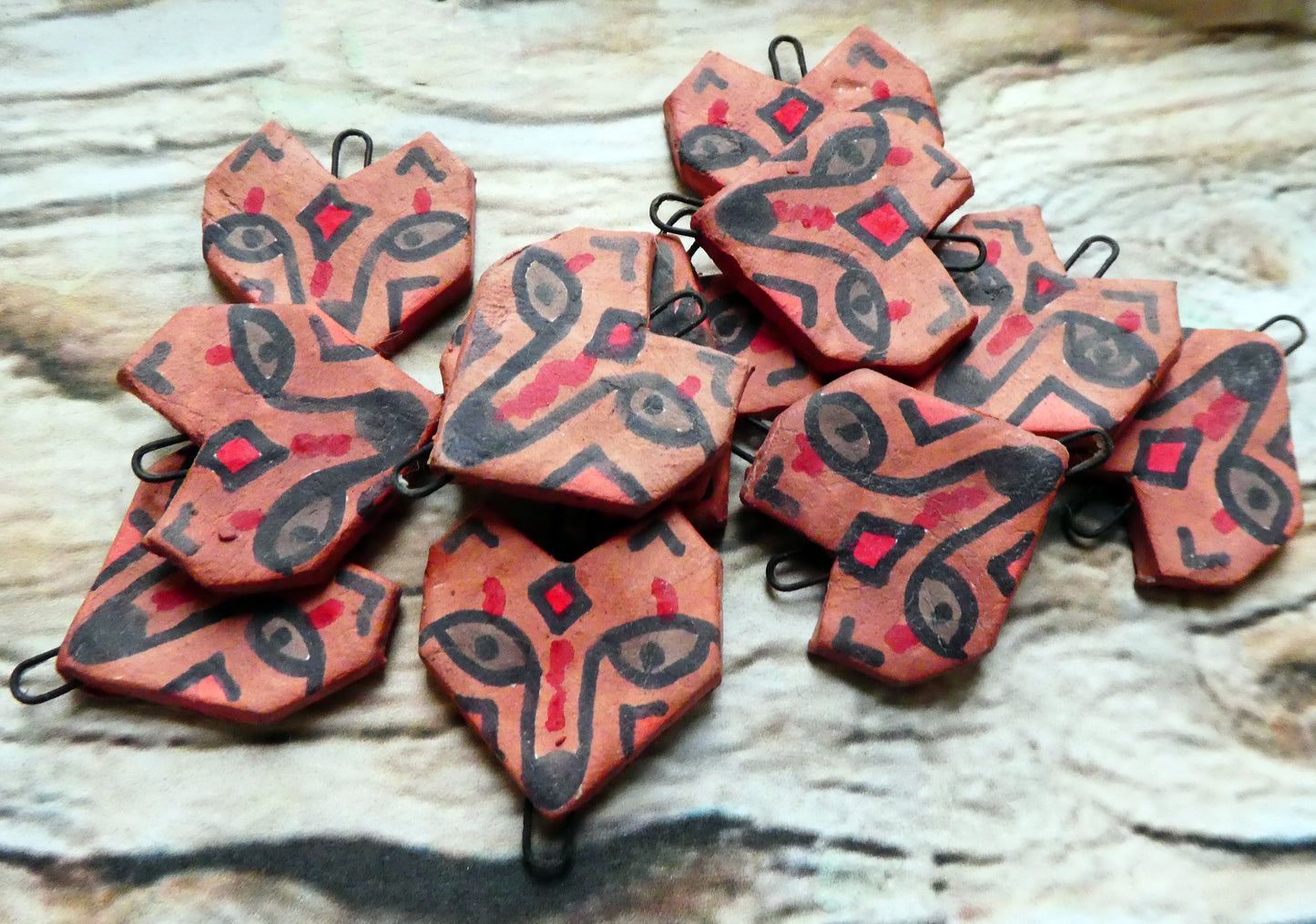 Ceramic Fox Totem Connectors