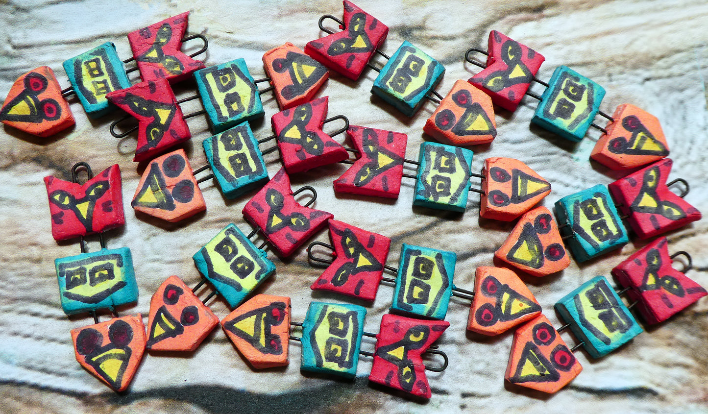 Ceramic Totem Stack Charms