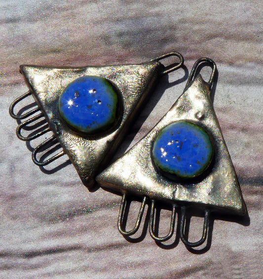 Ceramic Moulded Three Hoop Triangle Connectors - Ohio