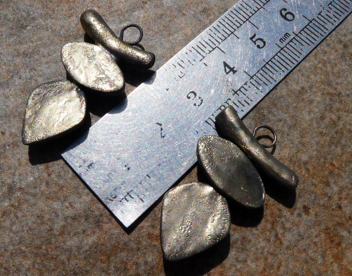 Ceramic Moulded Goddess Stack Charms -Supernova