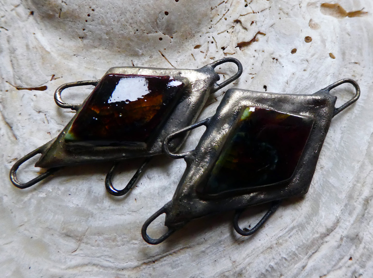 Ceramic Moulded Diamond Connectors-Murano