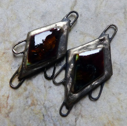 Ceramic Moulded Diamond Connectors-Murano