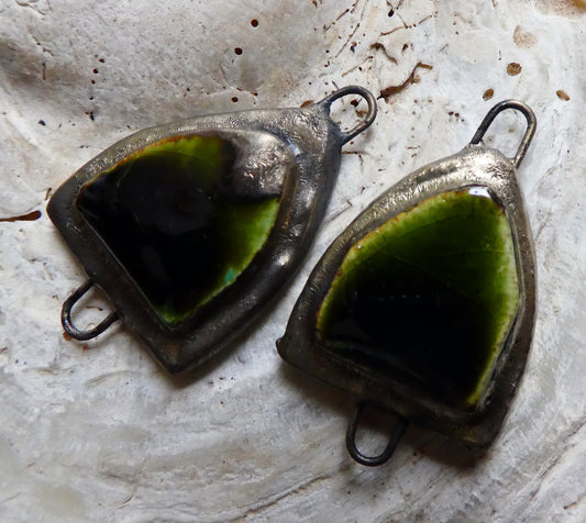 Ceramic Moulded Arch Connectors - Olive