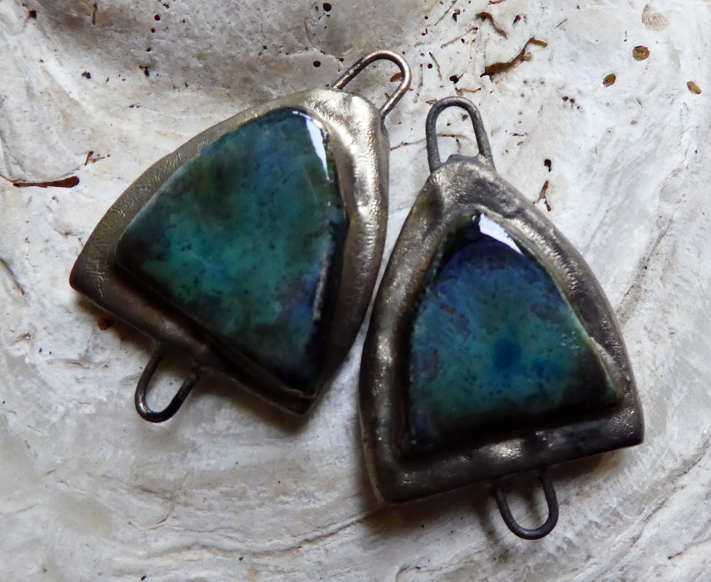 Ceramic Moulded Arch Connectors - Obsidian