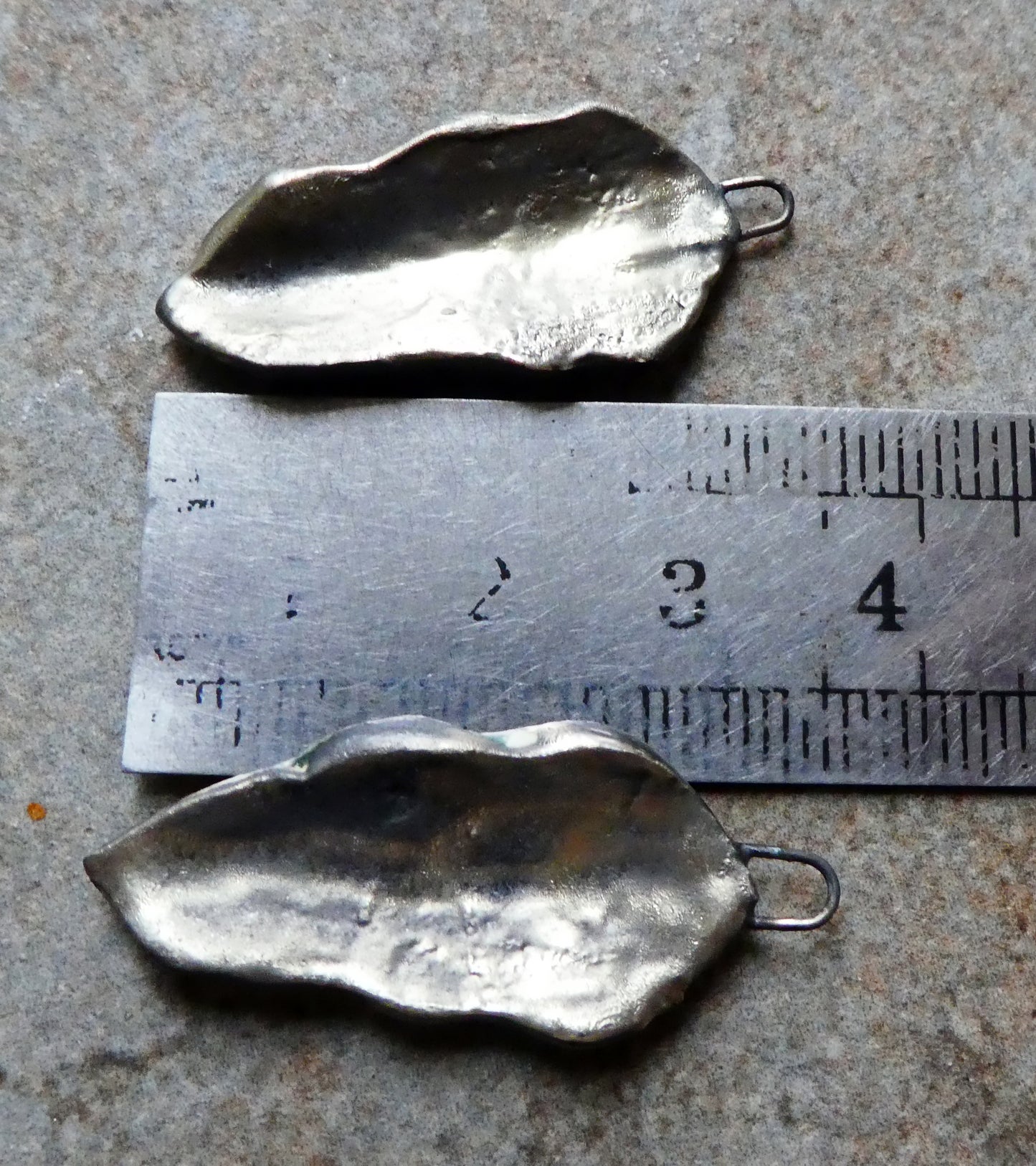 Ceramic Super Slim Autumn Leaf Charms #6