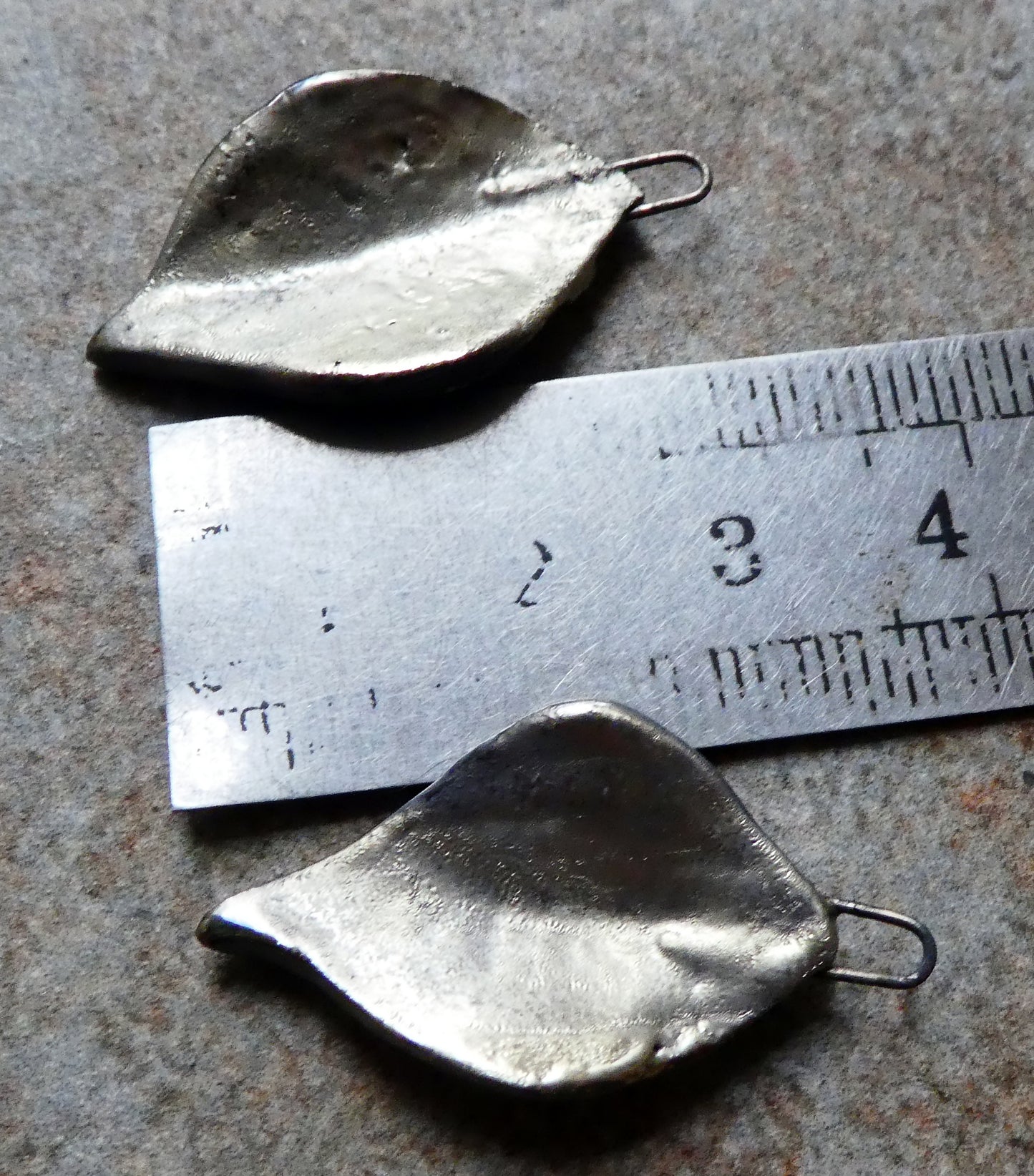 Ceramic Super Slim Autumn Leaf Charms #8