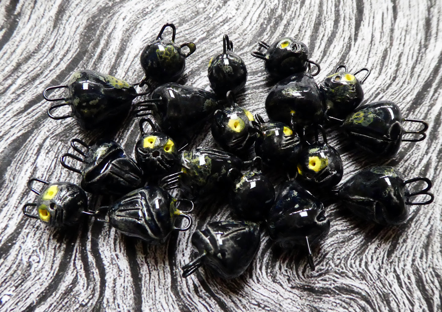 Ceramic Dangly Cat Connectors - Constellation