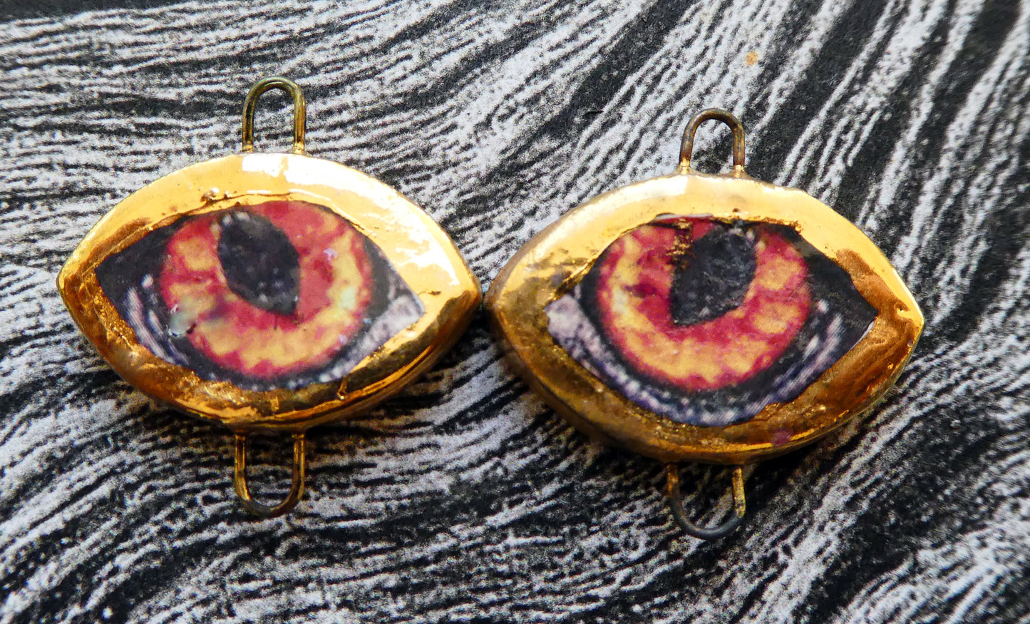 Ceramic Cats Eyes Decal Connectors #7