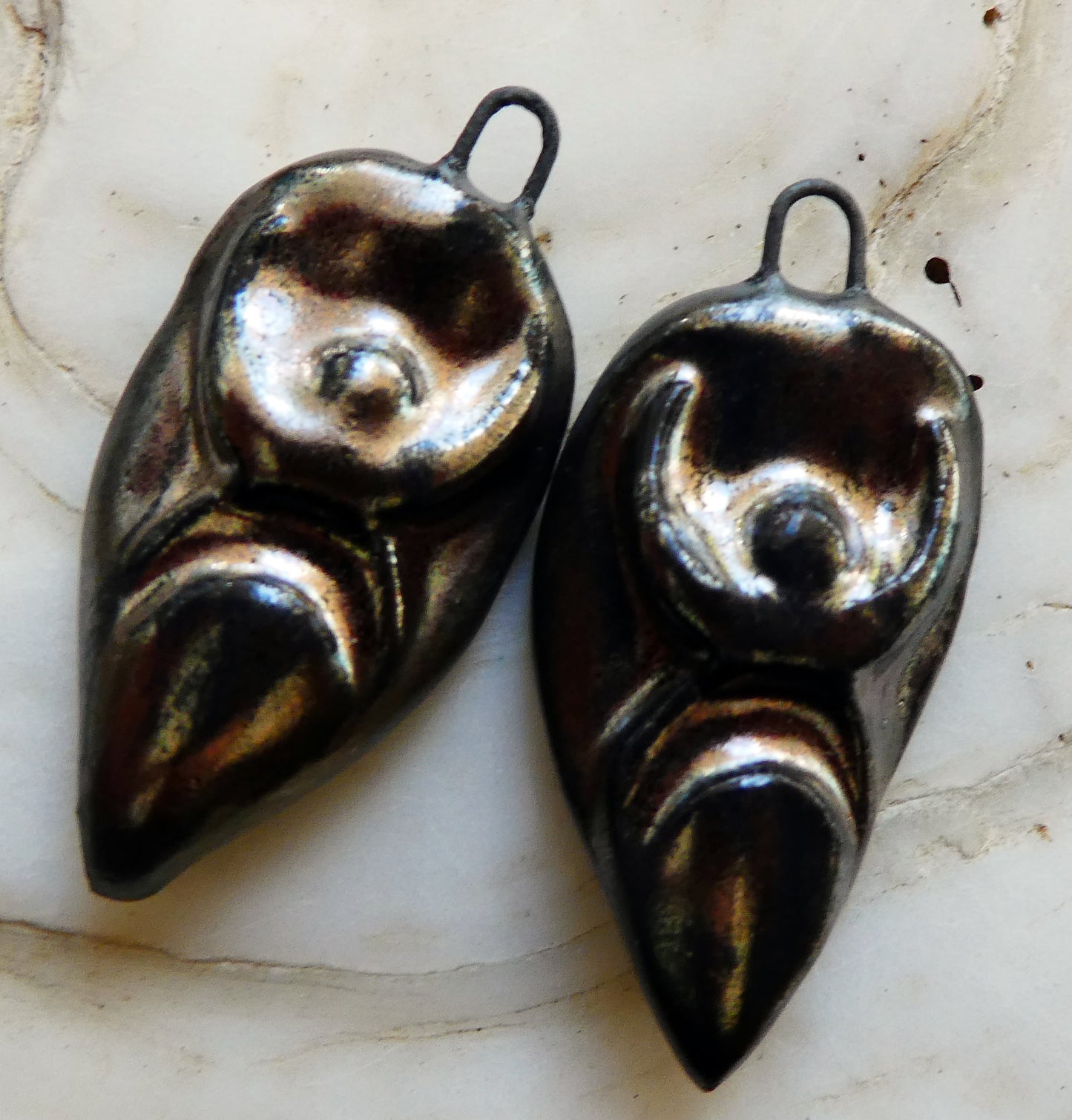 Ceramic Goddess Charms -Gloria