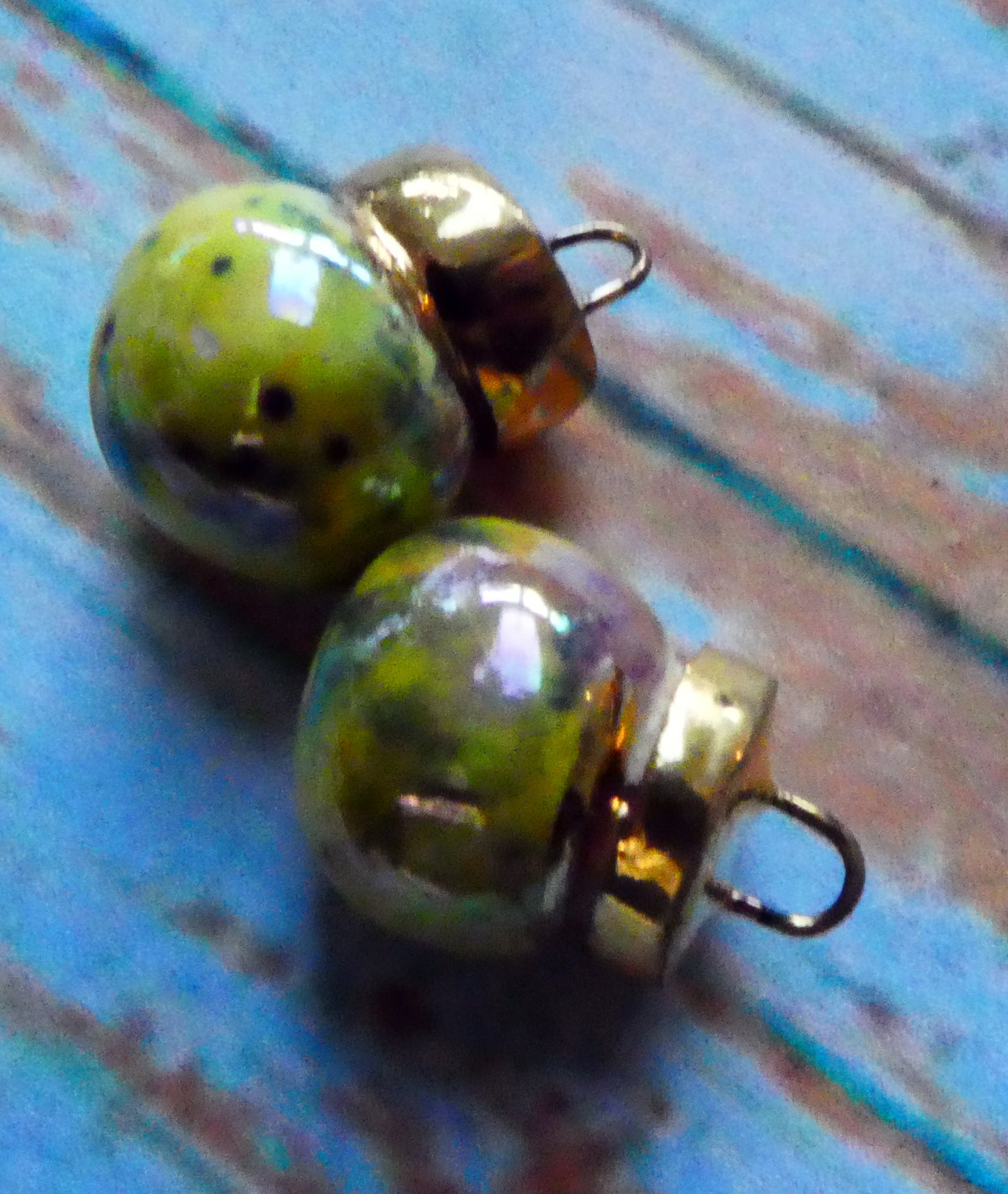 Ceramic Bauble Charms - Mardi Gras