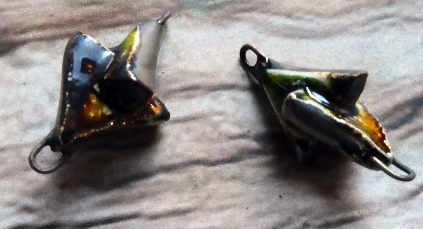 Ceramic Interconnected Triangle Connectors- Dune