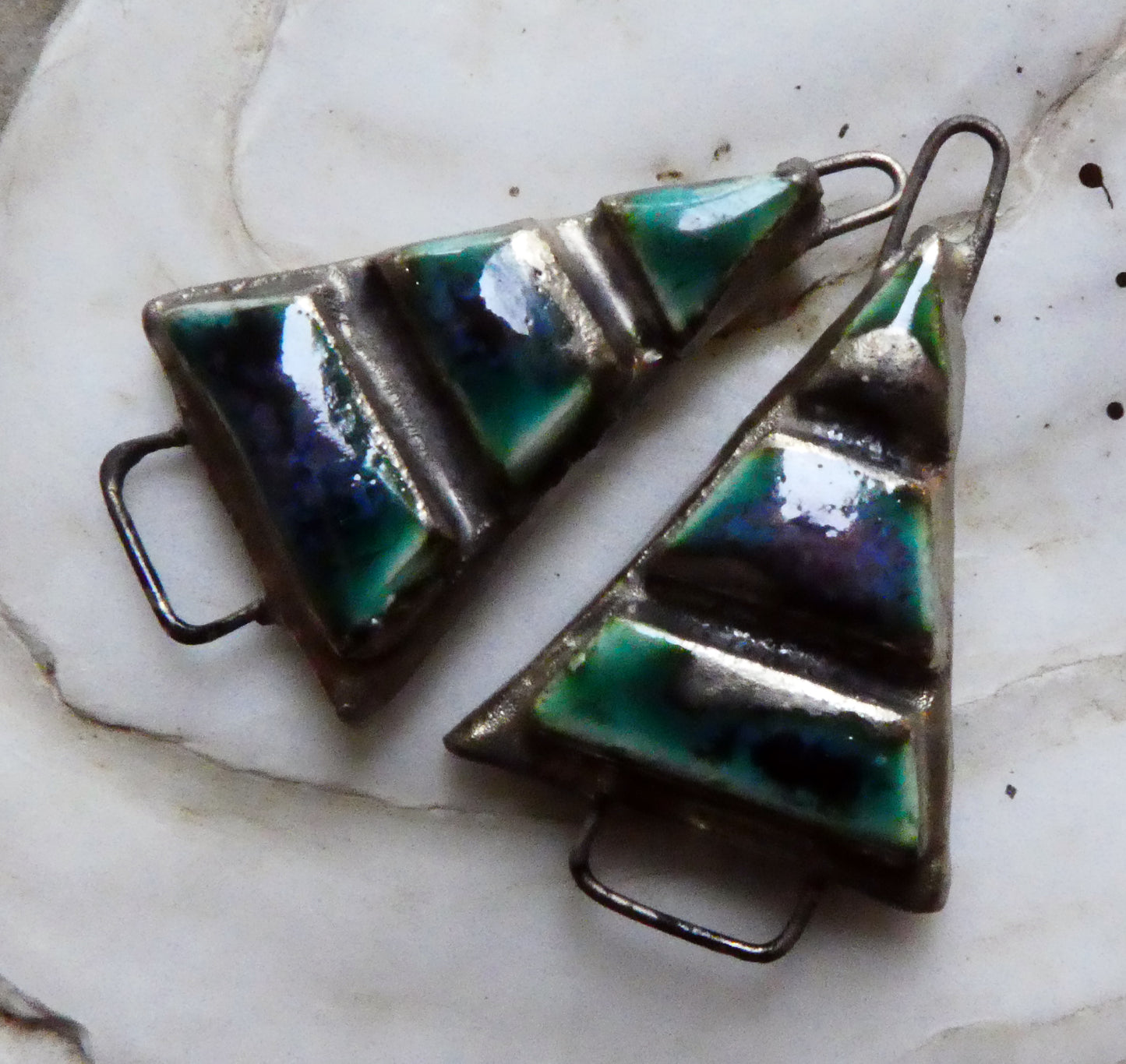 Ceramic Moulded Tree Connectors -Spring Meadow