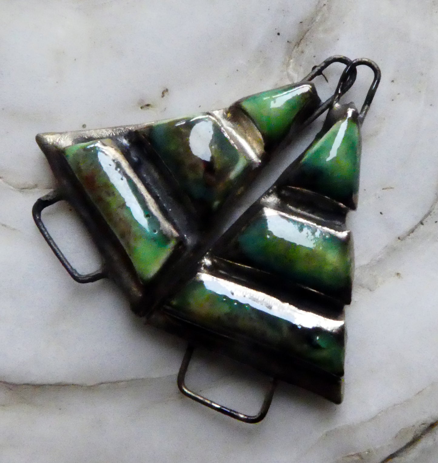 Ceramic Moulded Tree Connectors -Mixed Melon