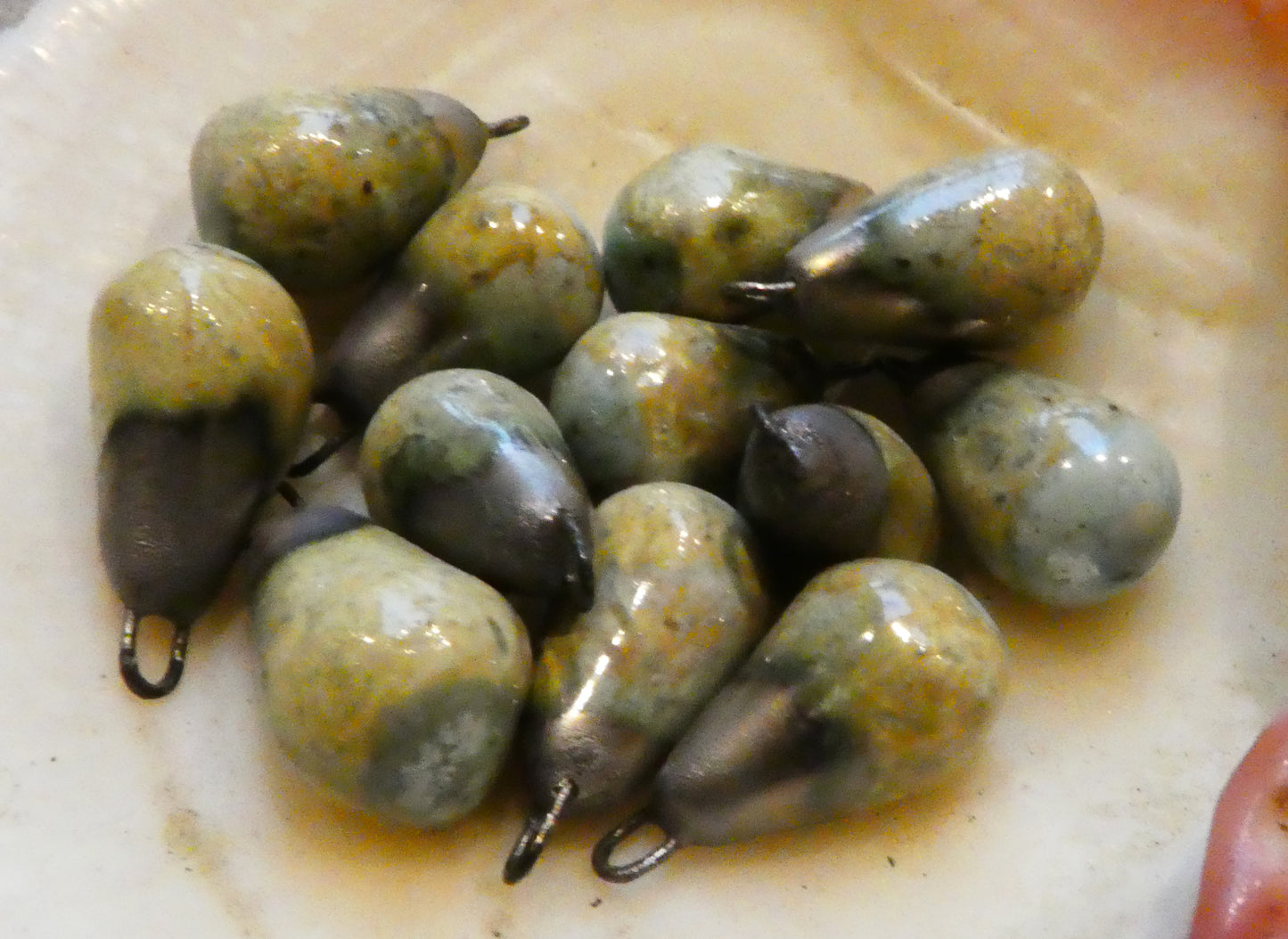 Ceramic Drops Earring Charms - Titanium