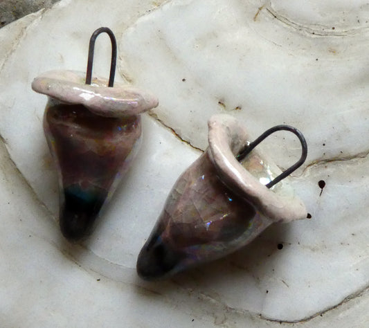 Ceramic Lustrous Deep Sea Creatures Charms -Morganite