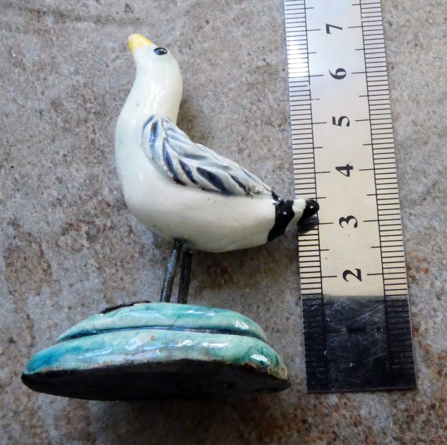 Ceramic Seagull Ornament #4