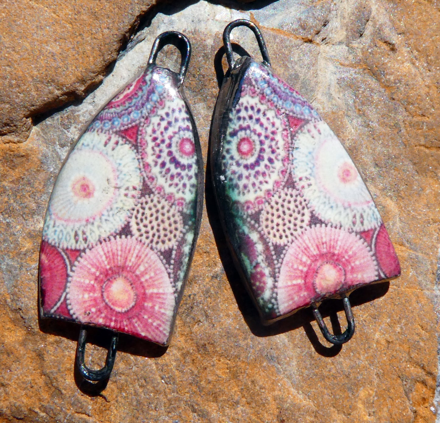 Ceramic Fabulous Fabrics Decal Arch Connectors - #6
