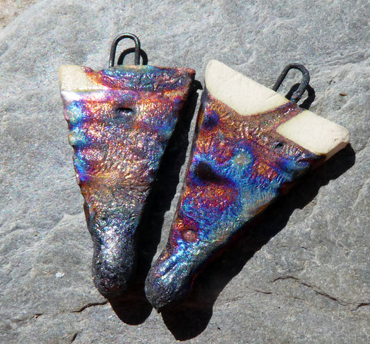 Ceramic Scorchy Copper Dagger Charms