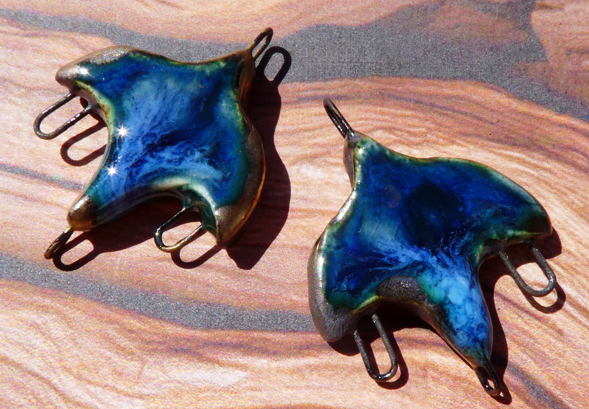 Ceramic Chunky Gothic Chandelier Connectors - Waterfall