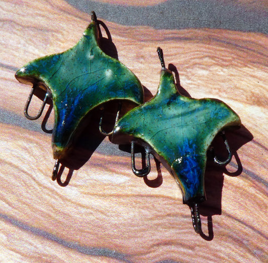 Ceramic Chunky Gothic Chandelier Connectors - Bora Bora