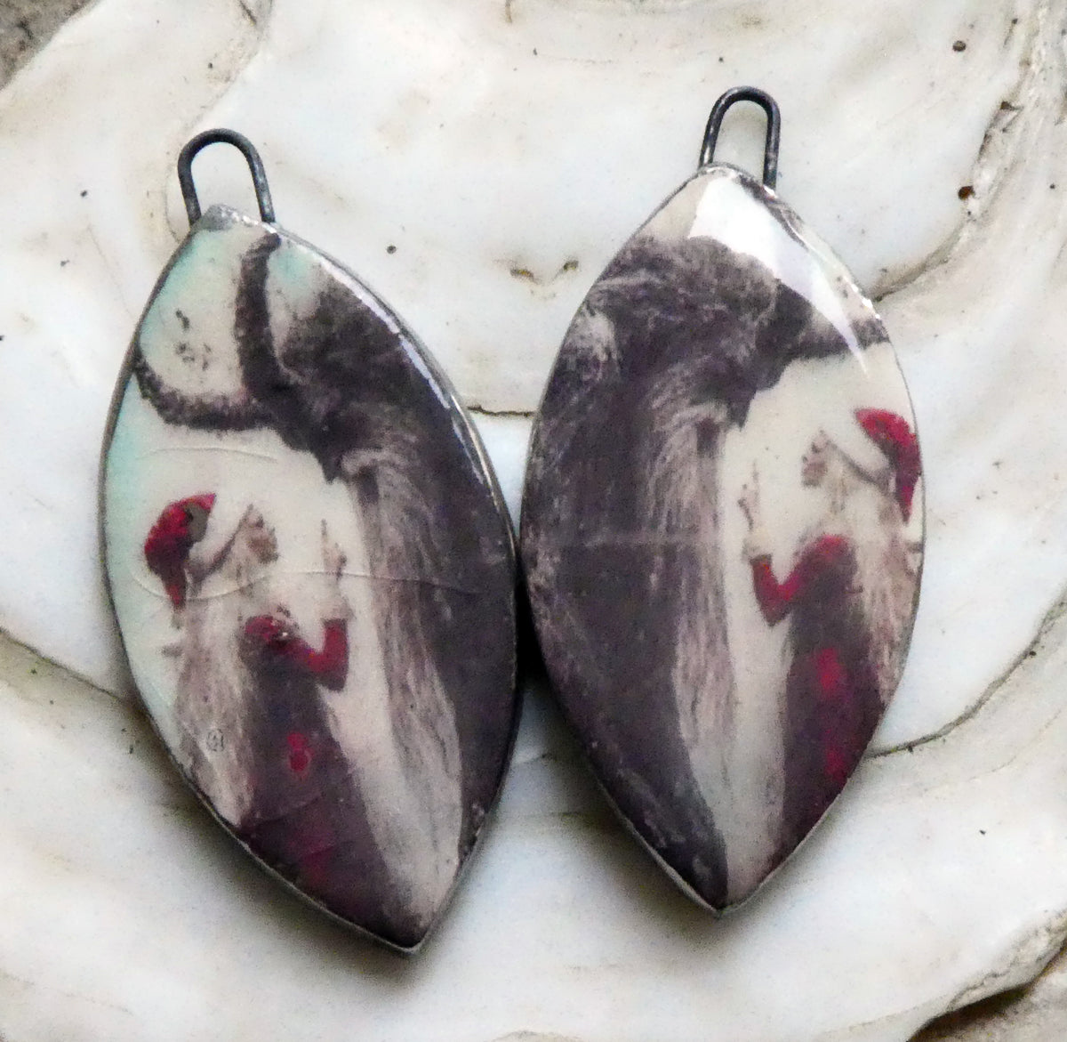 Ceramic Krampus Decal Charms