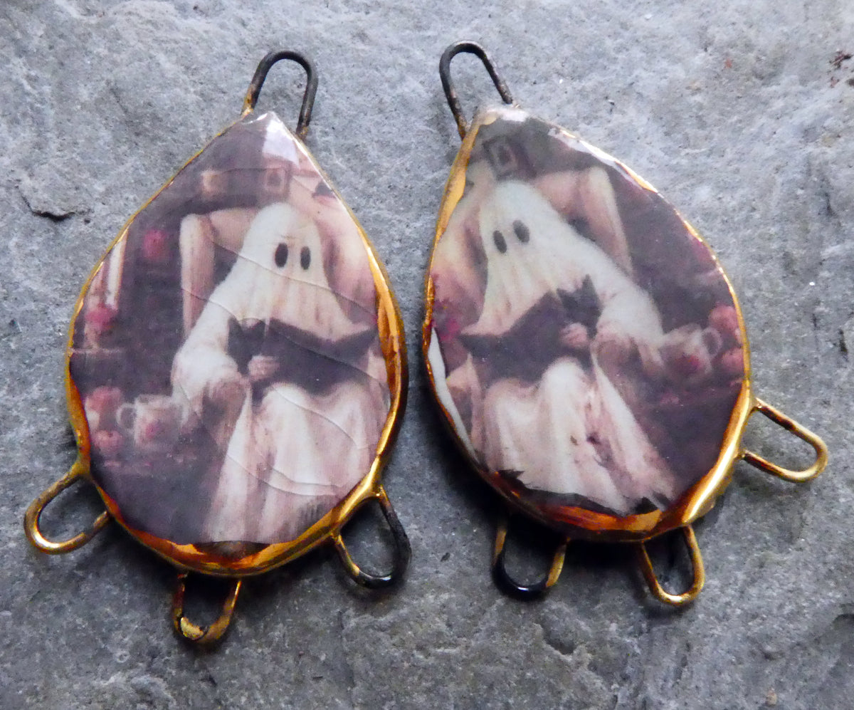 Ceramic Ghostie Decal Connectors #7