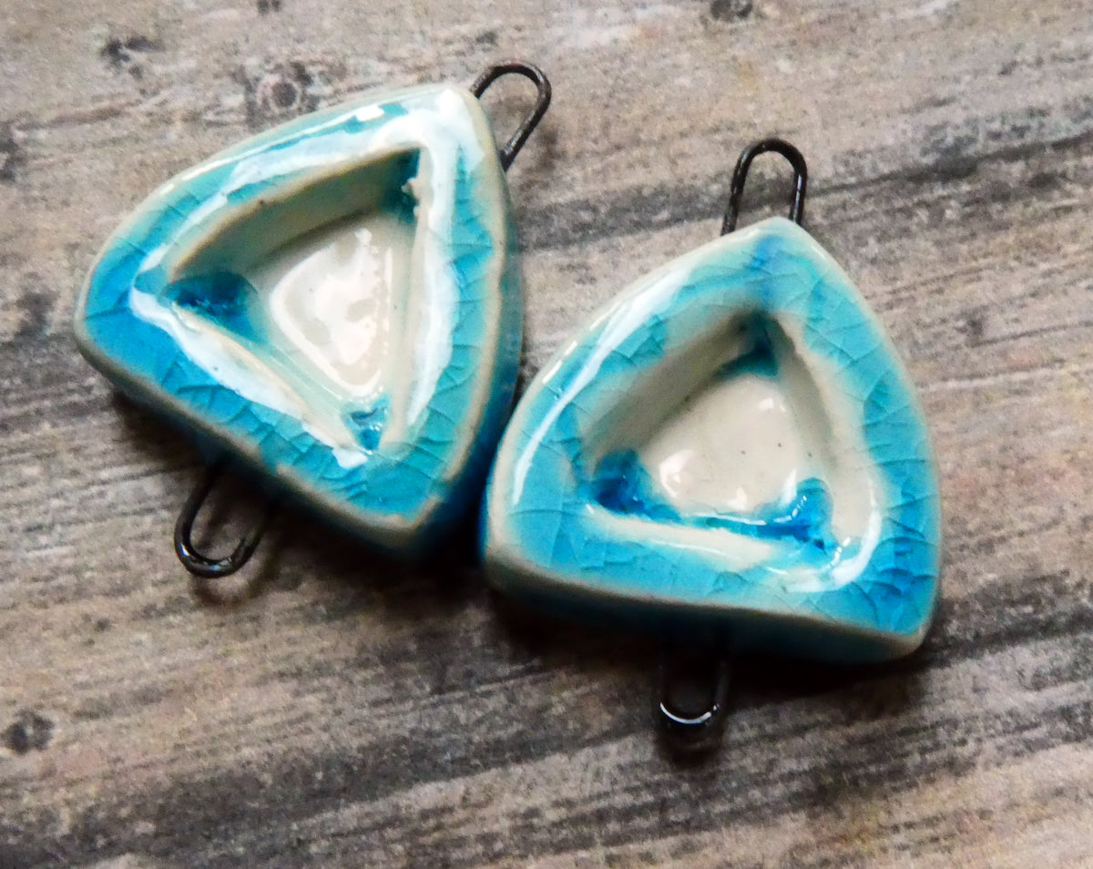 Ceramic Shrine Connectors - Taunton Turquoise