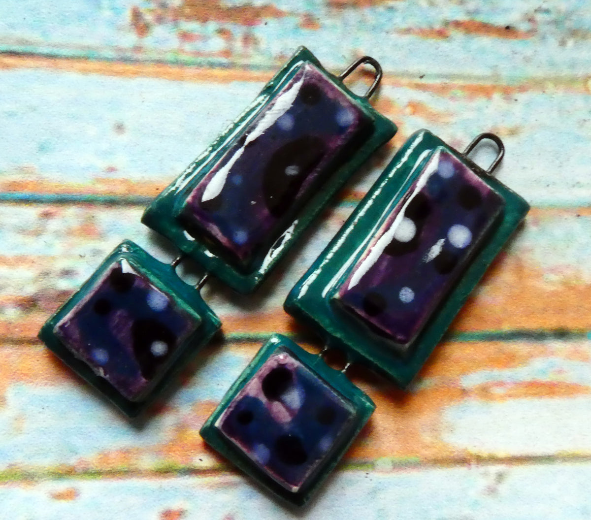 Ceramic Moulded Dangles #4