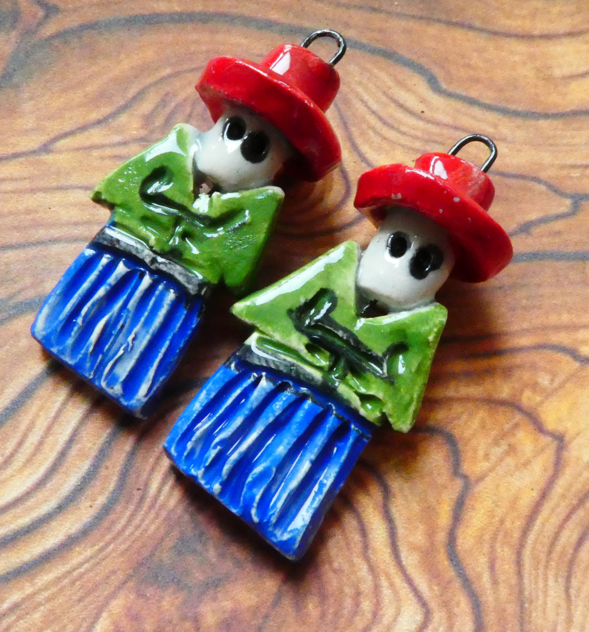 Ceramic Gaucho Charms #3