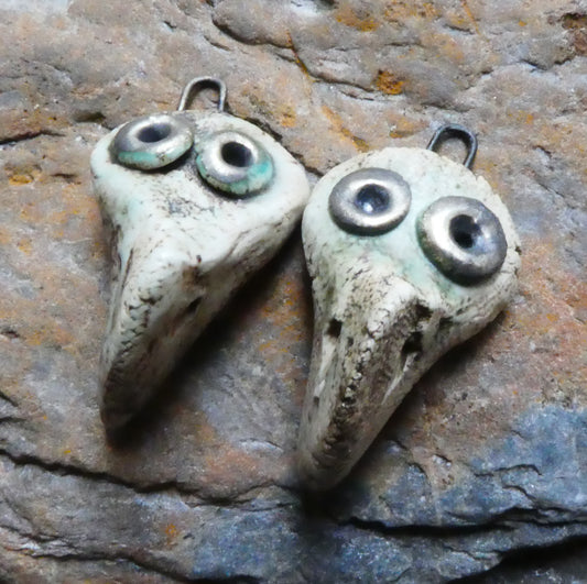 Ceramic Bird Beak Charms