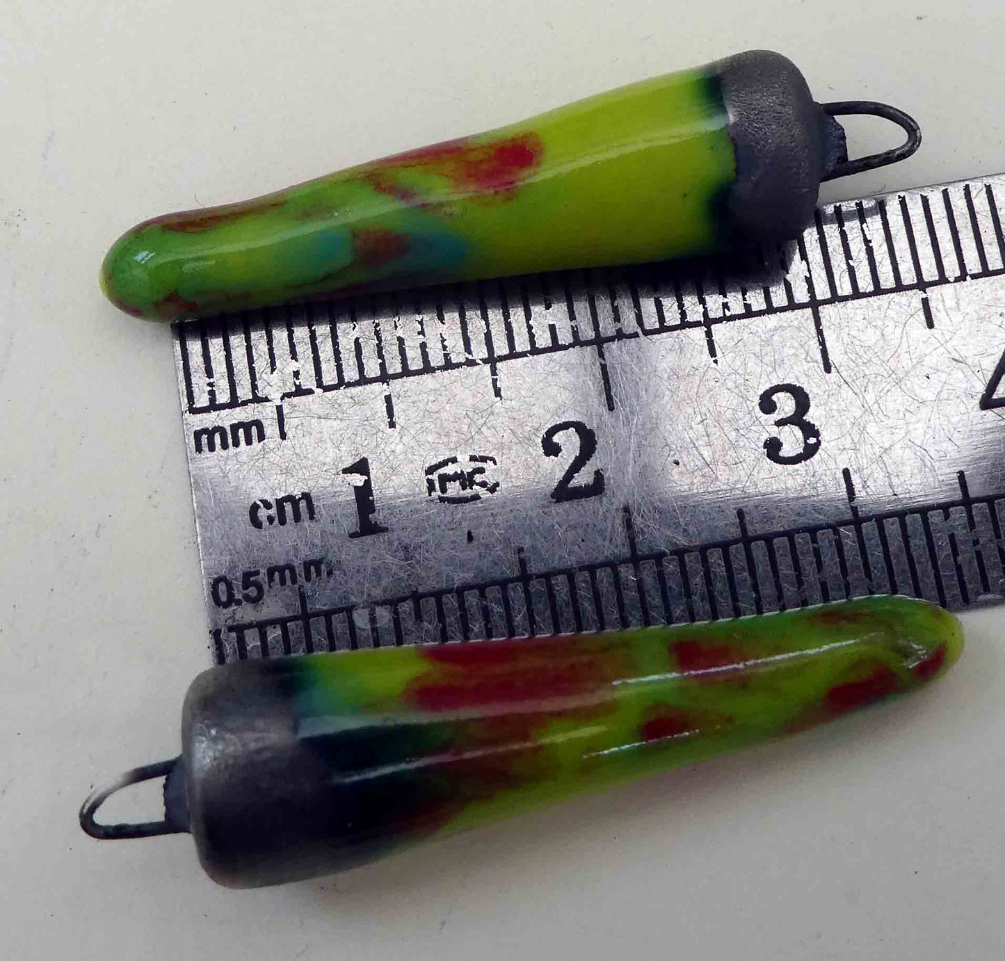 Ceramic Bronzy Spike Earring Charms - Appltini