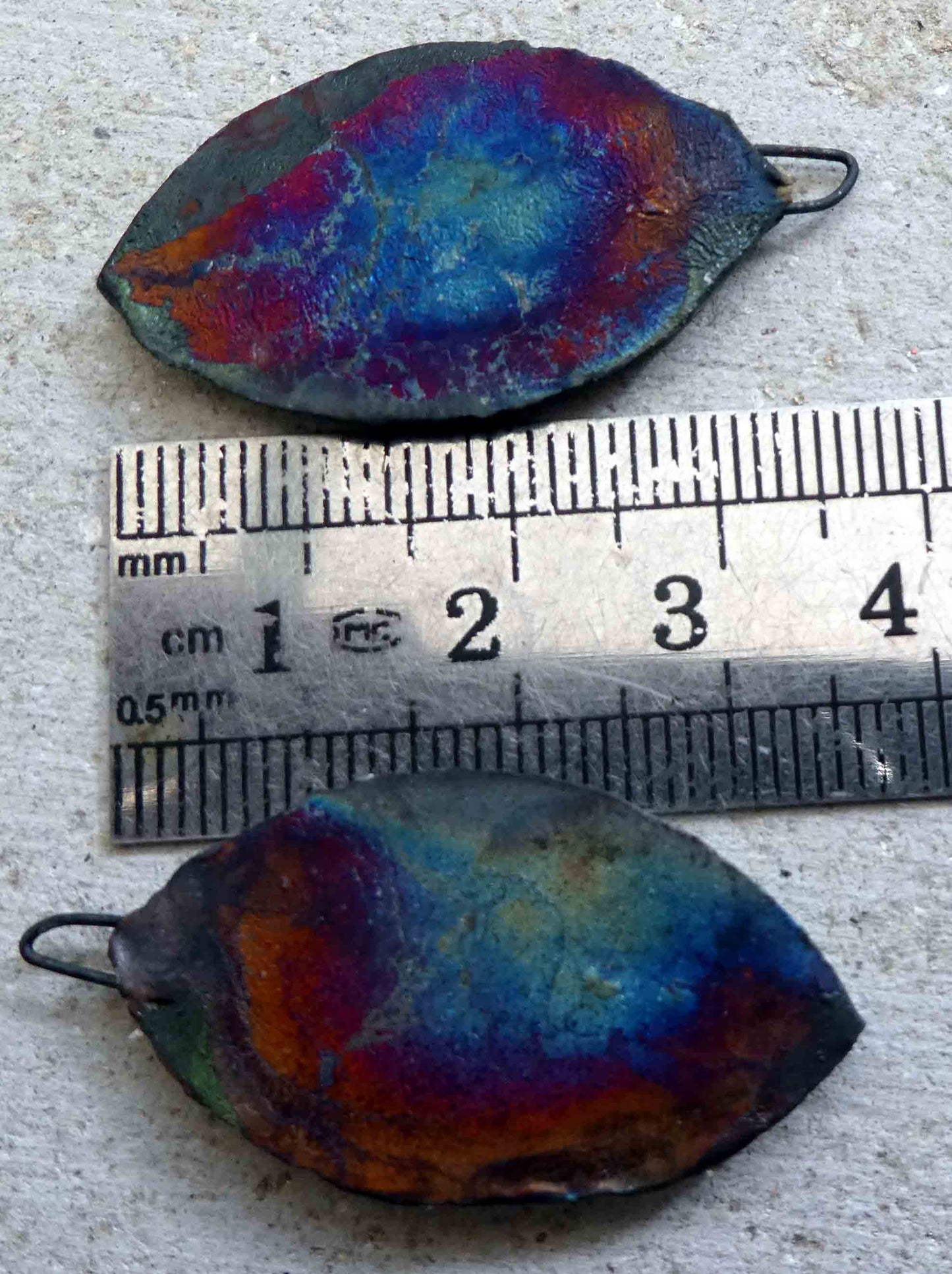 Ceramic Patterns in Nature Decal Earring Charms #15