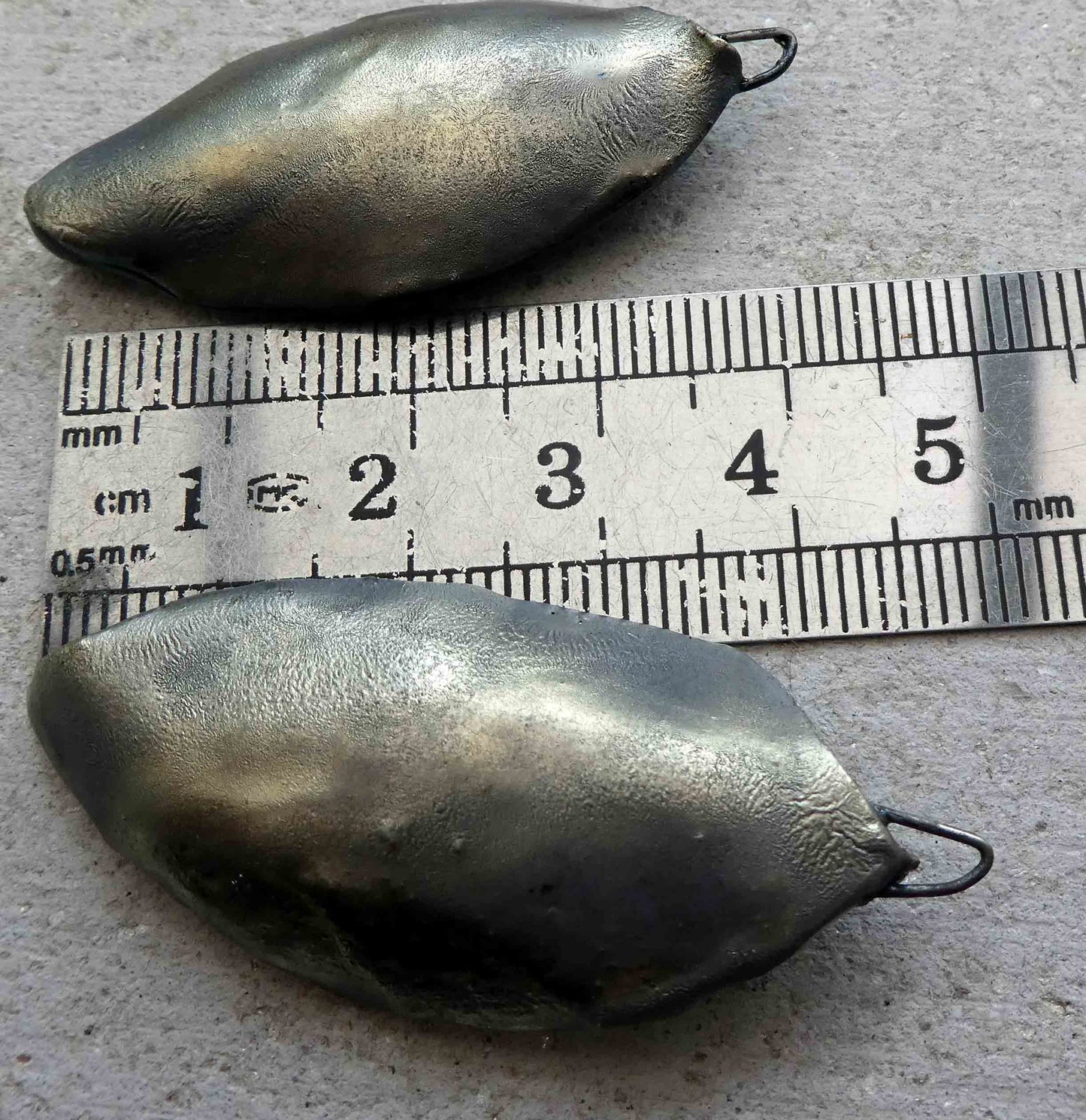 Ceramic Super Slim Leaf Earring Charms #3