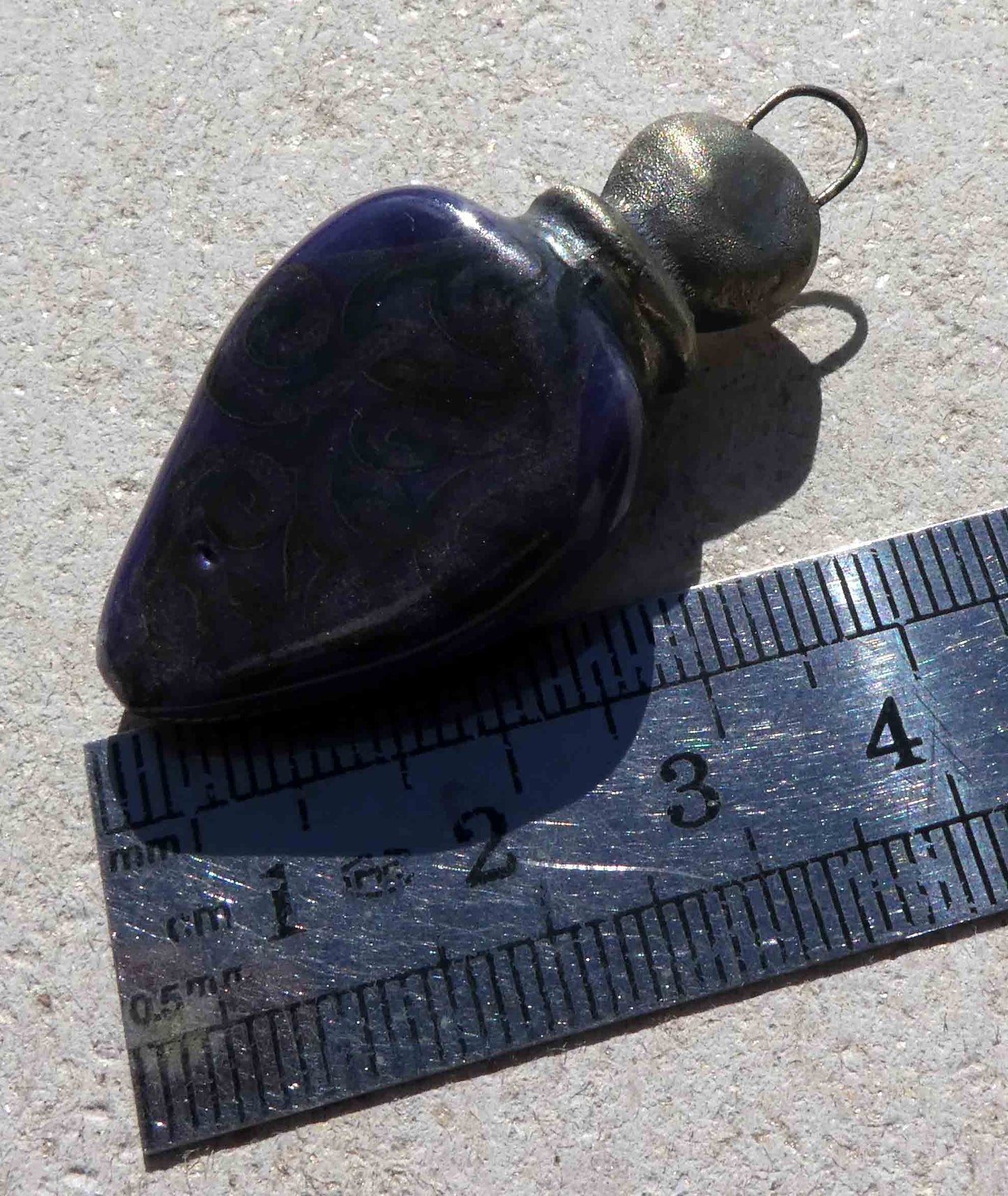 Ceramic Poison Bottle Mini Pendant #2