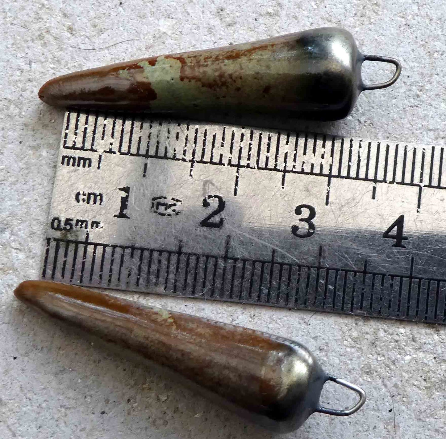 Ceramic Spikes Earring Charms -Muddy Waters