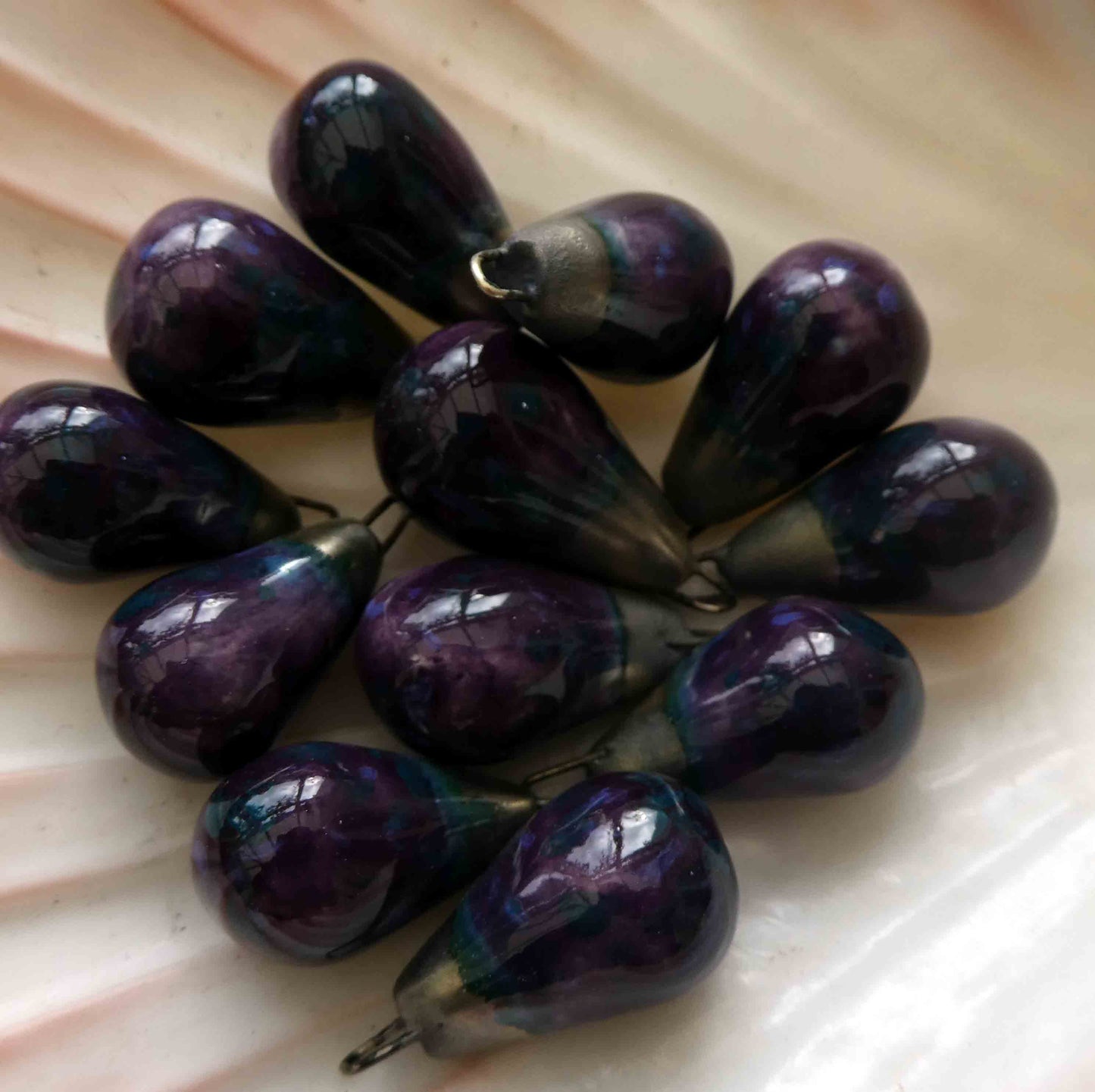 Ceramic Drops Earring Charms -La Fiesta