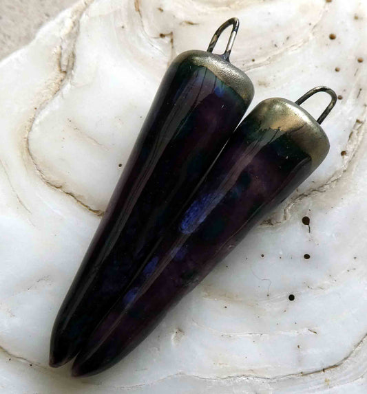 Ceramic Spikes Earring Charms -La Fiesta