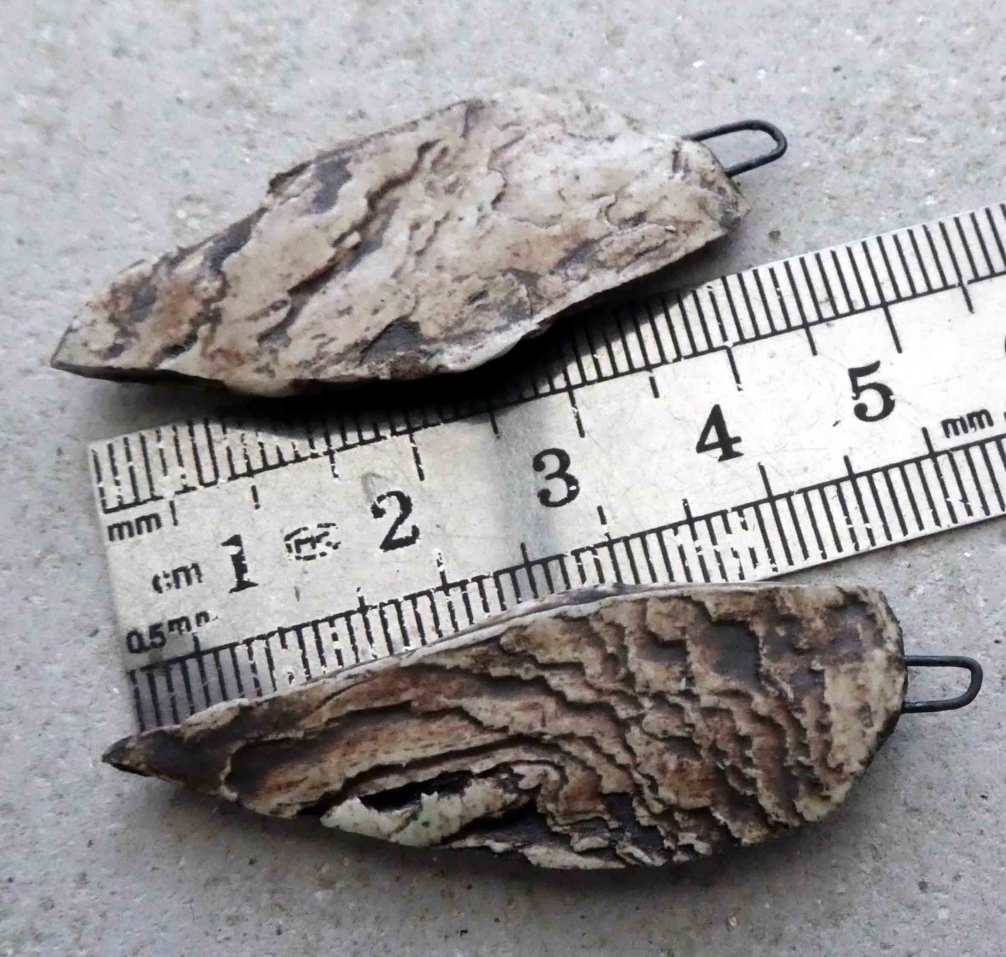 Ceramic Driftwood Shard Charms #2