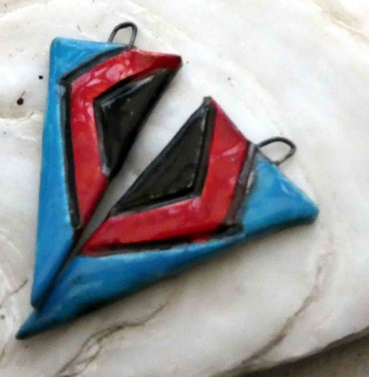 Ceramic Dagger Earring Charms #6