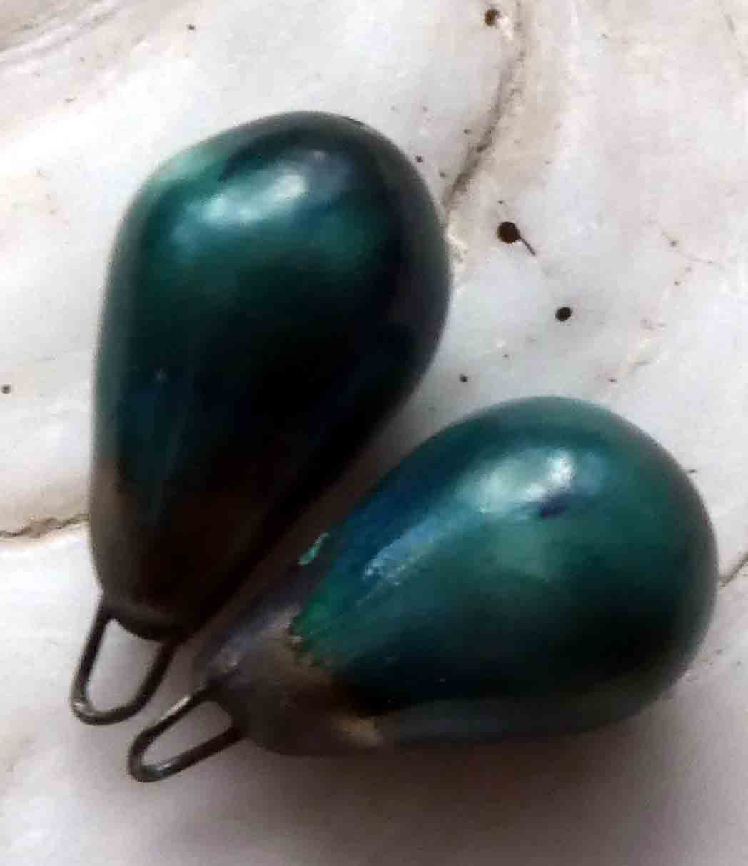 Ceramic Spikes Earring Charms -Dragonfly