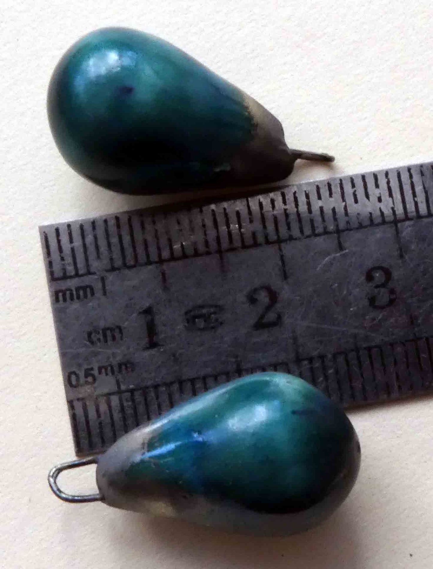 Ceramic Spikes Earring Charms -Dragonfly