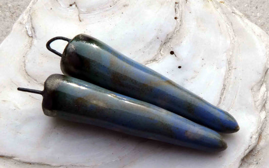 Ceramic Spikes Earring Charms -Wildflower