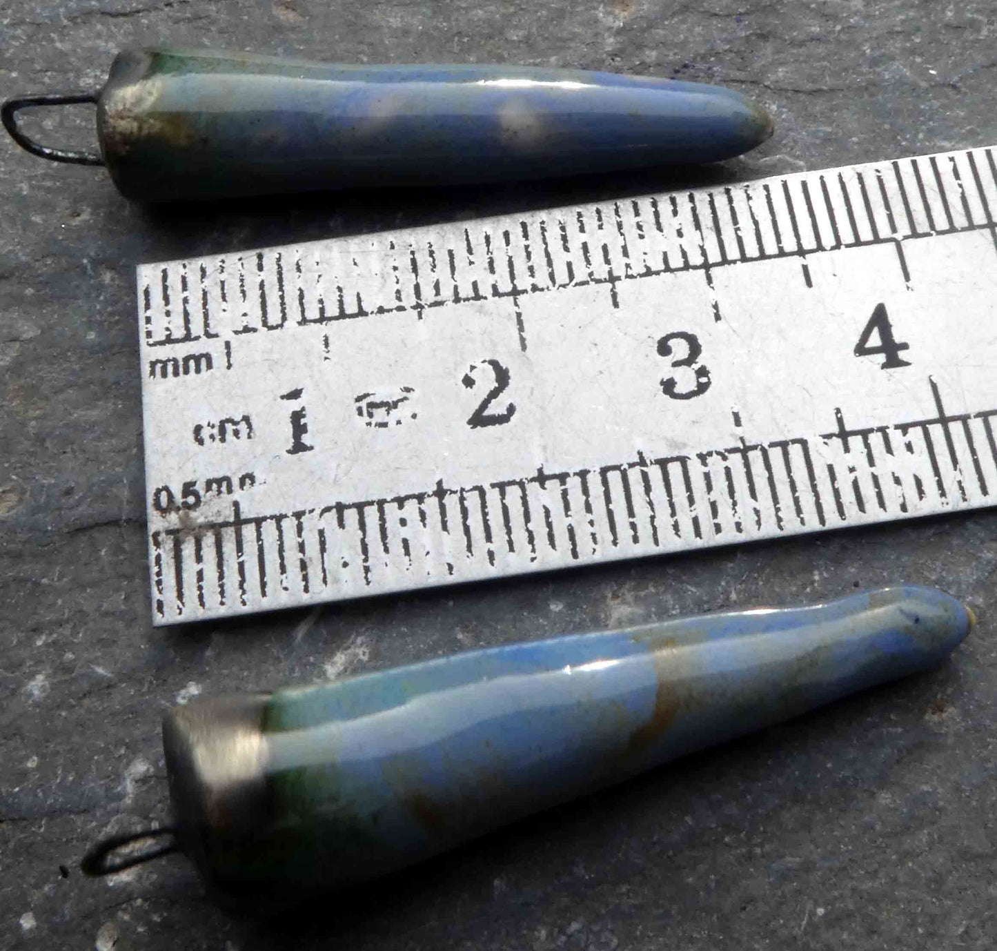 Ceramic Spikes Earring Charms -Wildflower