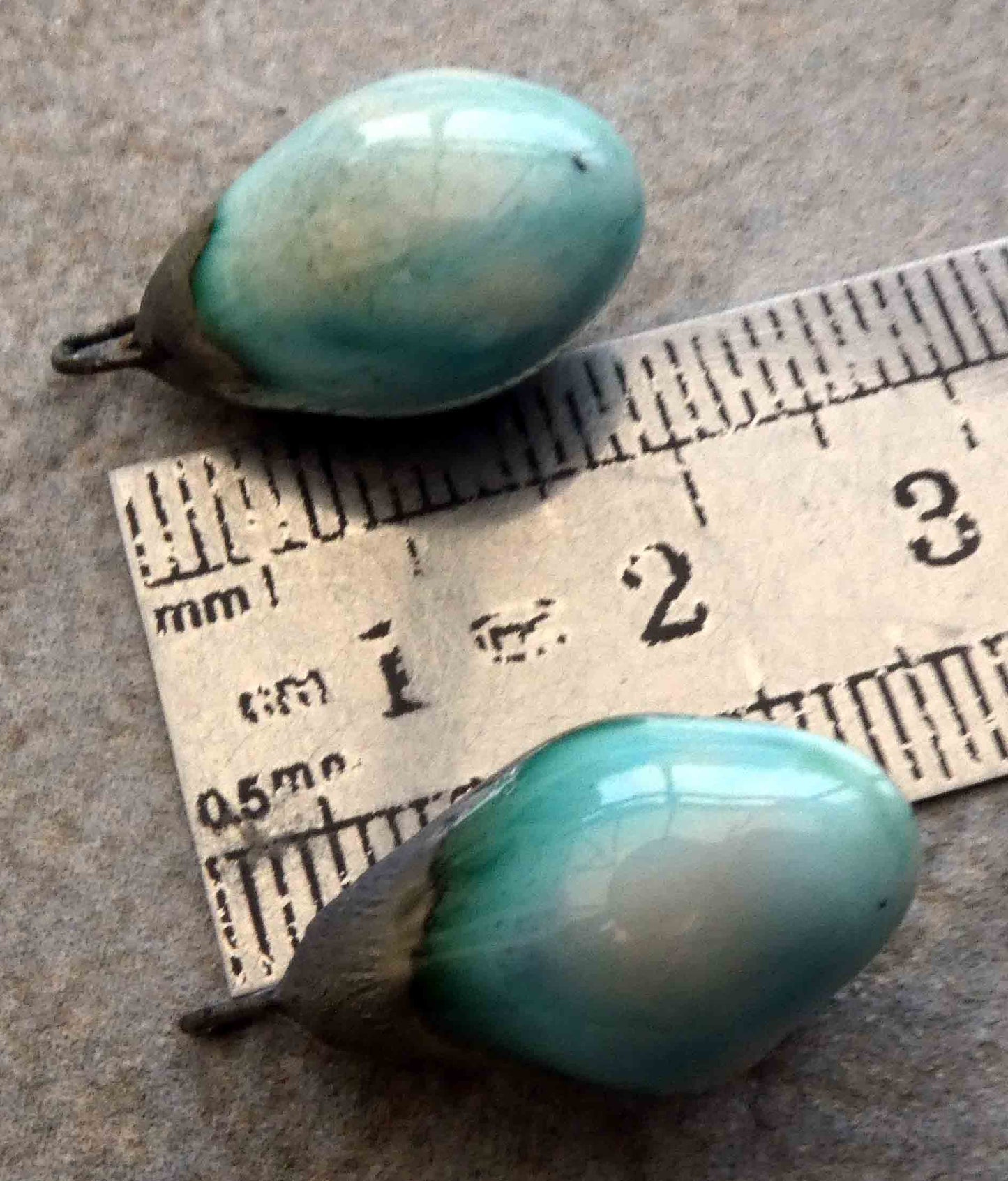 Ceramic Drops Earring Charms - Morning Dew